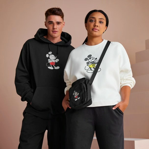 Disney Mickey Mouse Genuine Mousewear Crossbody Bag – Black 4 Disney Mickey Mouse Genuine Mousewear Crossbody Bag – Black - Image 2