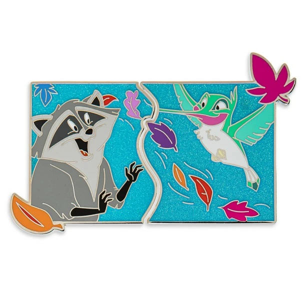 Meeko And Flit – Pocahontas – Pin Pals – Disney One Family Pin Celebration 2022 – Limited Edition 4 Meeko And Flit – Pocahontas – Pin Pals – Disney One Family Pin Celebration 2022 – Limited Edition - Image 2