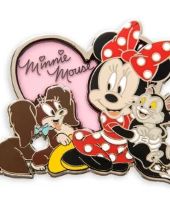Disney Minnie Mouse With Fifi And Figaro Pin