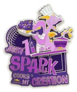 Disney Figment Pin – EPCOT International Food & Wine Festival 2022 – Limited Release