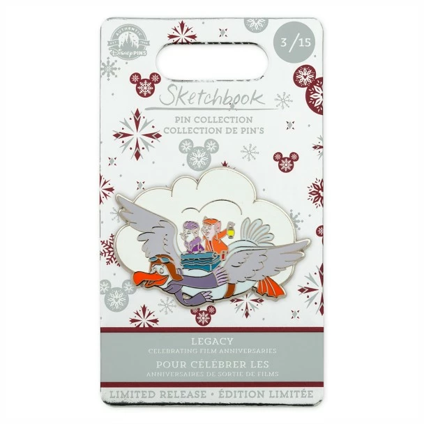 Disney The Rescuers Legacy Sketchbook Pin – 45th Anniversary – Limited Release 4 Disney The Rescuers Legacy Sketchbook Pin – 45th Anniversary – Limited Release - Image 2