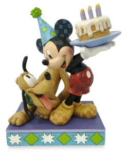 Disney Mickey Mouse And Pluto ''Happy Birthday, Pal!'' Figure By Jim Shore