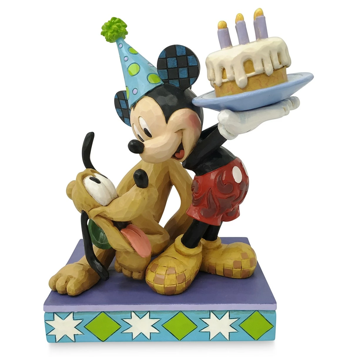 Disney Mickey Mouse And Pluto ''Happy Birthday, Pal!'' Figure By Jim Shore 3 Disney Mickey Mouse And Pluto ''Happy Birthday, Pal!'' Figure By Jim Shore