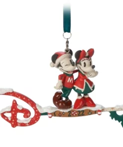Disney Mickey And Minnie Mouse Collectible Key 2022 Sketchbook Ornament