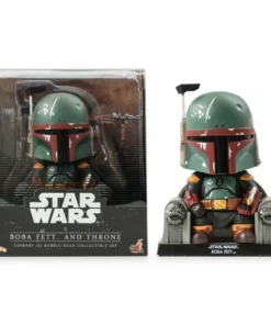 Disney Boba Fett And Throne Cosbaby Bobble-Head By Hot Toys – Star Wars: The Book Of Boba Fett
