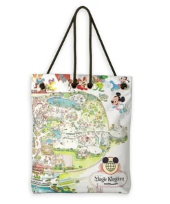 Walt Disney World 50th Anniversary Map Tote Bag