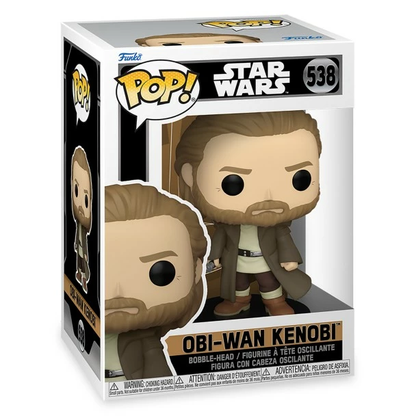 Disney Obi-Wan Kenobi Pop! Vinyl Bobble-Head By Funko – Star Wars: Obi-Wan Kenobi 5 Disney Obi-Wan Kenobi Pop! Vinyl Bobble-Head By Funko – Star Wars: Obi-Wan Kenobi - Image 3