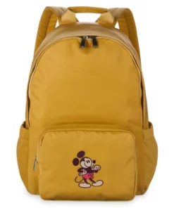 Disney Mickey Mouse Genuine Mousewear Embroidered Backpack – Gold