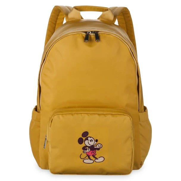 Disney Mickey Mouse Genuine Mousewear Embroidered Backpack – Gold 3 Disney Mickey Mouse Genuine Mousewear Embroidered Backpack – Gold