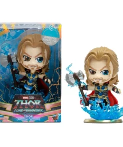 Disney Thor (Battling Version) Cosbaby Bobble-Head By Hot Toys β Thor: Love And Thunder