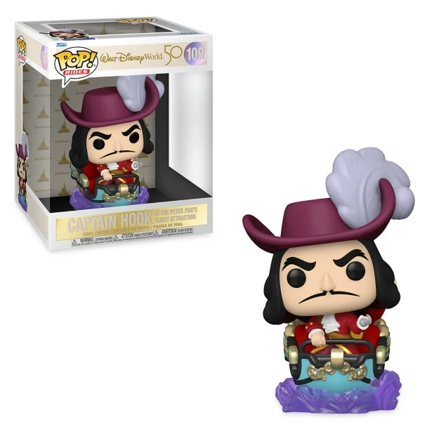 Disney Captain Hook At The Peter Pan's Flight Attraction Funko Pop! Rides Vinyl 3 Disney Captain Hook At The Peter Pan's Flight Attraction Funko Pop! Rides Vinyl