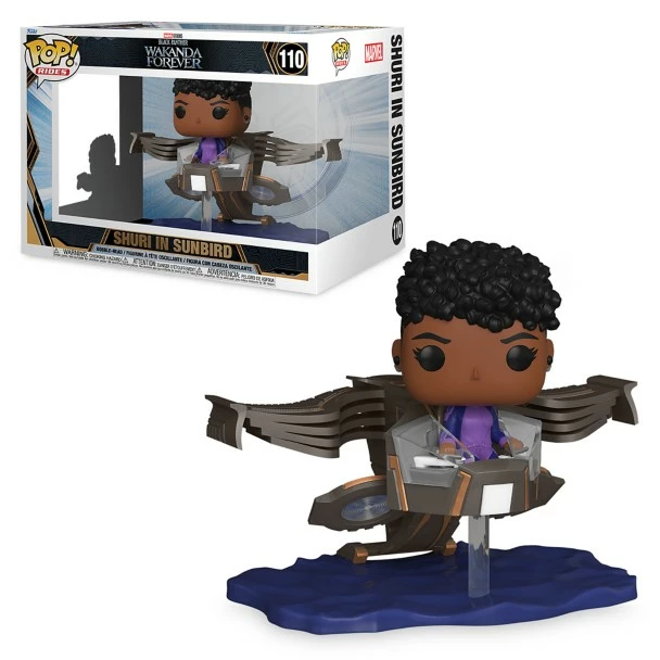 Disney Shuri In Sunbird Funko Pop! Rides Vinyl Bobble-Head – Black Panther: Wakanda Forever 3 Disney Shuri In Sunbird Funko Pop! Rides Vinyl Bobble-Head – Black Panther: Wakanda Forever