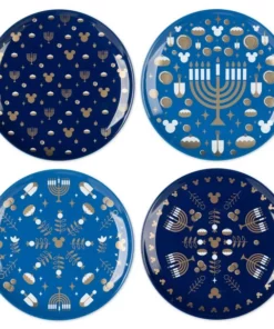 Disney Mickey Mouse Hanukkah Salad Plate Set