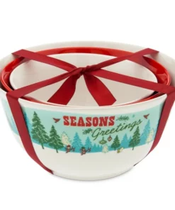Disney Mickey Mouse And Friends Christmas Mixing Bowl Set