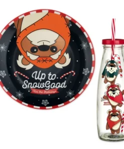 Disney Star Wars Holiday Milk And Cookie Set