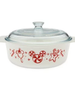 Disney Mickey Mouse Christmas Casserole Dish With Lid