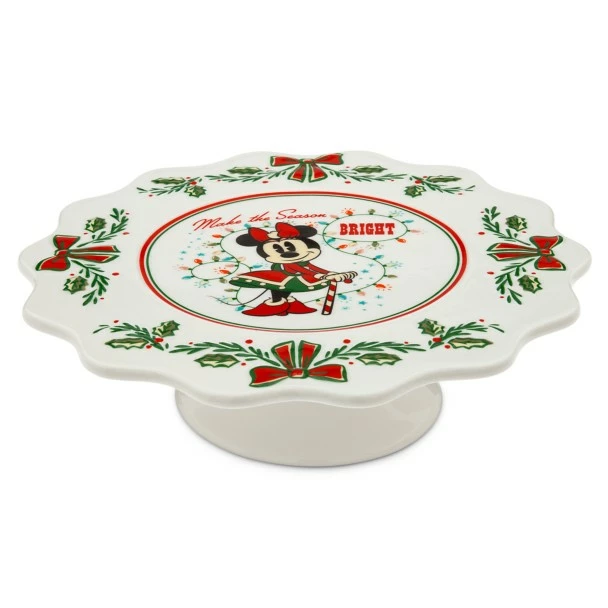 Disney Minnie Mouse Christmas Cake Stand 3 Disney Minnie Mouse Christmas Cake Stand