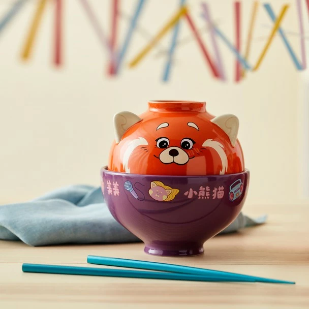 Disney Turning Red Noodle Bowl Set 4 Disney Turning Red Noodle Bowl Set - Image 2