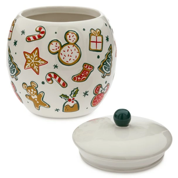 Disney Mickey And Minnie Mouse Christmas Cookie Jar With Lid 5 Disney Mickey And Minnie Mouse Christmas Cookie Jar With Lid - Image 3
