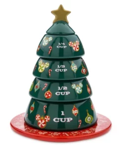 Disney Mickey Mouse Christmas Tree Stacking Measuring Cup Set