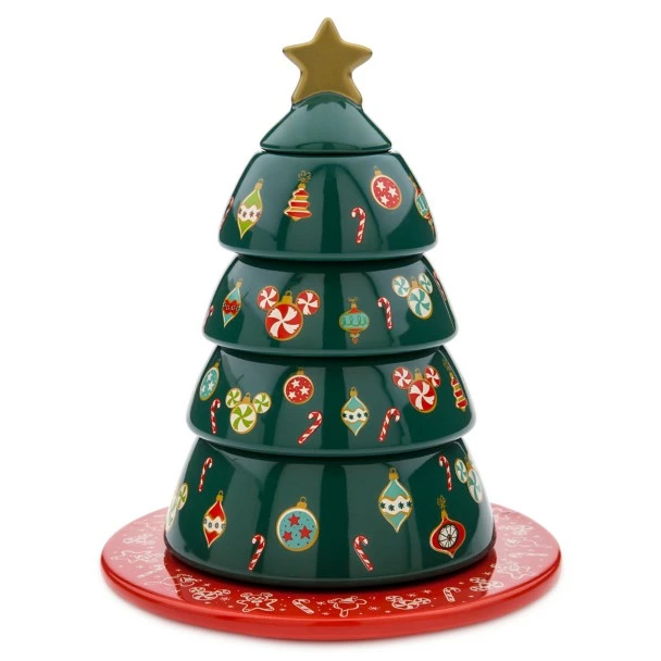 Disney Mickey Mouse Christmas Tree Stacking Measuring Cup Set 6 Disney Mickey Mouse Christmas Tree Stacking Measuring Cup Set - Image 4