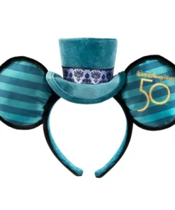 Disney Mickey Mouse: The Main Attraction Ear Headband For Adults – The Haunted Mansion – Limited Release