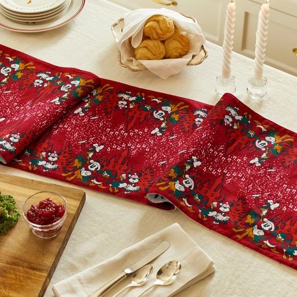 Disney Mickey Mouse And Friends Reversible Christmas Table Runner 7 Disney Mickey Mouse And Friends Reversible Christmas Table Runner - Image 5