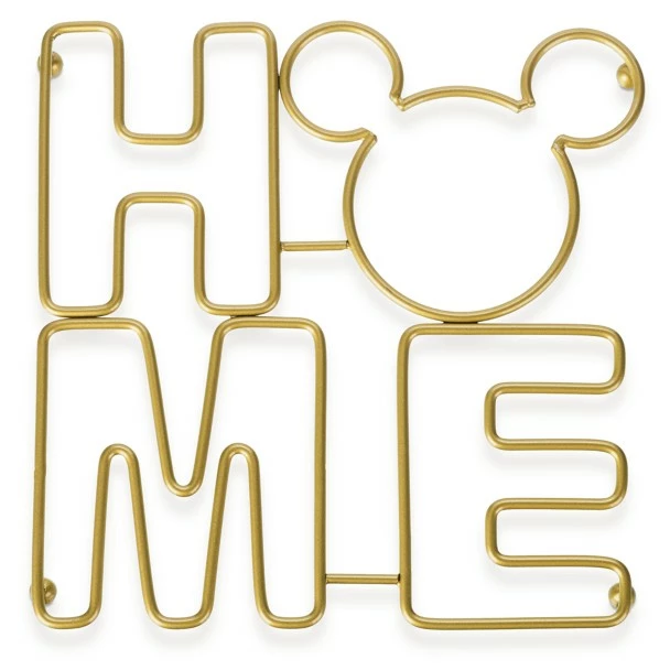 Mickey Mouse ''Home'' Trivet – Disney Homestead Collection 3 Mickey Mouse ''Home'' Trivet – Disney Homestead Collection
