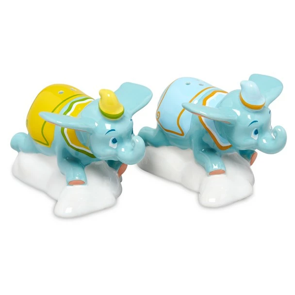 Disney Dumbo Salt & Pepper Shaker Set 3 Disney Dumbo Salt & Pepper Shaker Set