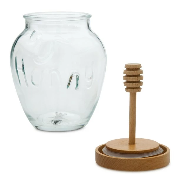 Disney Winnie The Pooh Glass Honey Jar 5 Disney Winnie The Pooh Glass Honey Jar - Image 3