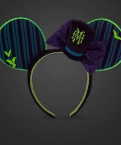 Disney The Haunted Mansion Glow-in-the-Dark Ear Headband For Adults -Deals boys Store unnamed file 201