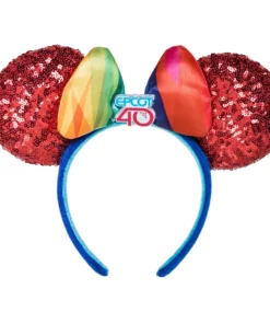 Disney EPCOT 40th Anniversary Sequined Ear Headband