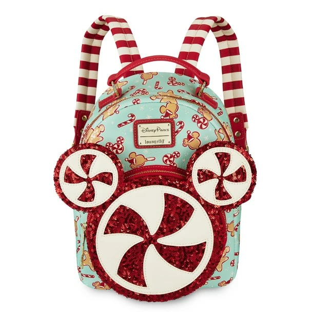 Disney Mickey Mouse Holiday Treats Loungefly Mini Backpack 3 Disney Mickey Mouse Holiday Treats Loungefly Mini Backpack