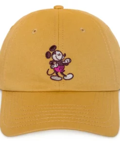 Disney Mickey Mouse Genuine Mousewear Baseball Cap For Adults – Gold