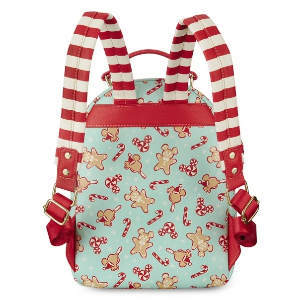 Disney Mickey Mouse Holiday Treats Loungefly Mini Backpack 4 Disney Mickey Mouse Holiday Treats Loungefly Mini Backpack - Image 2
