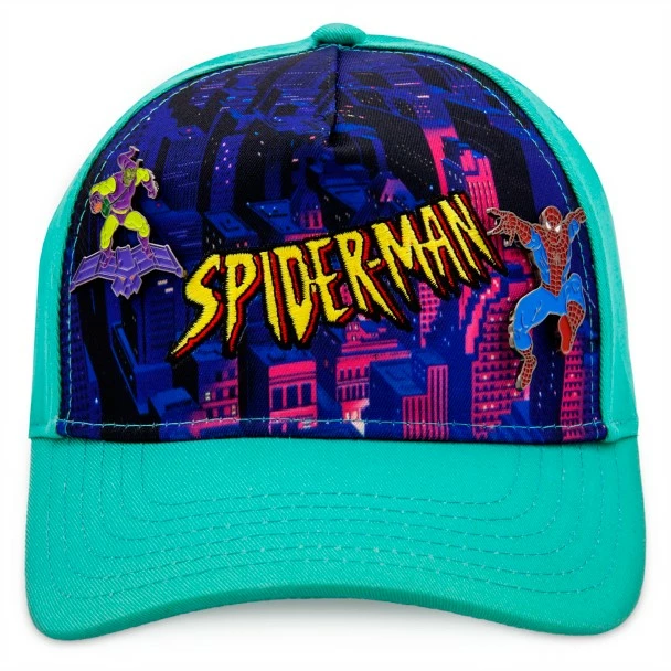 Disney Spider-Man Baseball Cap With Pins For Adults 3 Disney Spider-Man Baseball Cap With Pins For Adults