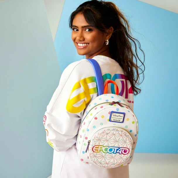Disney EPCOT 40th Anniversary Loungefly Backpack 7 Disney EPCOT 40th Anniversary Loungefly Backpack - Image 5