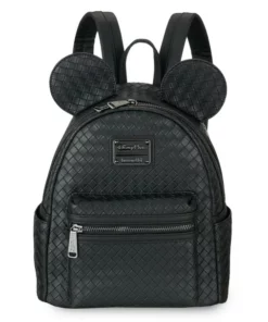 Disney Mickey Mouse Woven Loungefly Mini Backpack