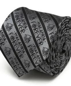 Disney Wakanda Forever Silk Tie For Adults – Black Panther