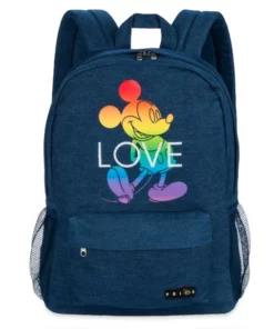 Disney Pride Collection Mickey Mouse Denim Backpack