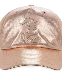 Disney Mickey Mouse Rose Gold Baseball Cap For Kids