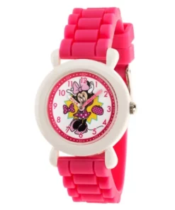Disney Minnie Mouse Pink Time Teacher Watch For Kids