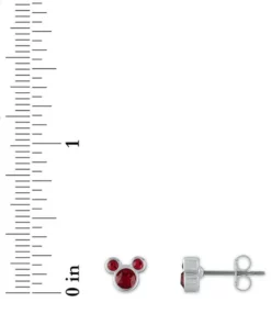 Disney Mickey Mouse Crystal Birthstone Earrings -Deals boys Store unnamed file 728