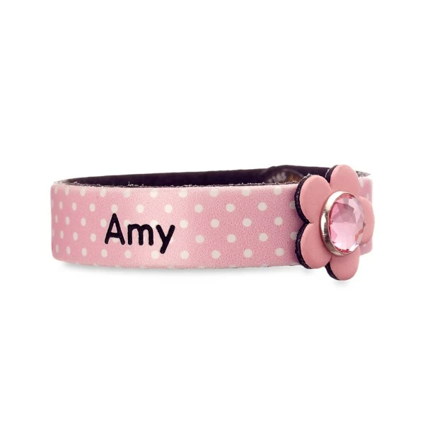 Disney Minnie Mouse Signature Leather Bracelet – Personalizable 4 Disney Minnie Mouse Signature Leather Bracelet – Personalizable - Image 2