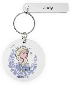 Disney Elsa Keychain By Leather Treaty – Frozen 2 – Personalized