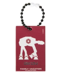 AT-AT Family Vacation Bag Tag By Leather Treaty – Disneyland – Customized