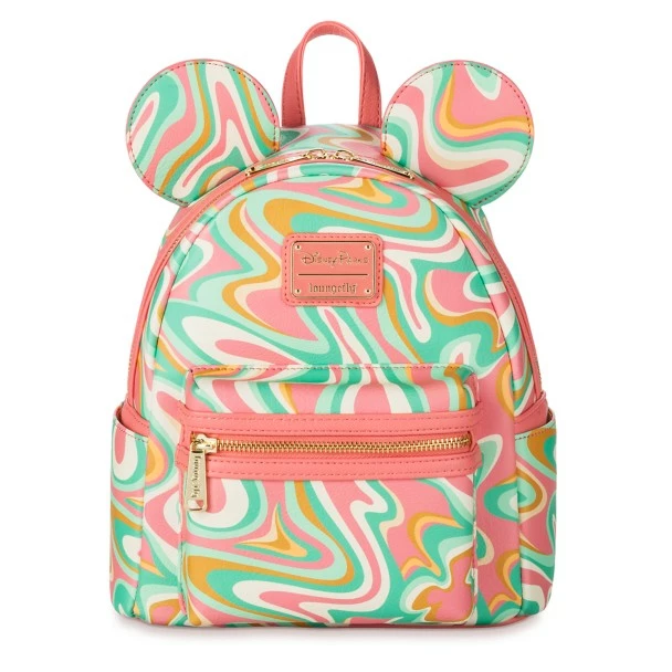 Disney Mickey Mouse Swirl Loungefly Mini Backpack 3 Disney Mickey Mouse Swirl Loungefly Mini Backpack