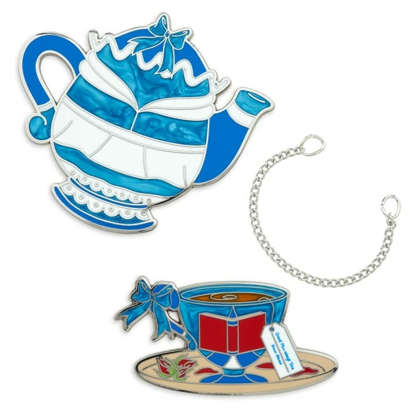 Belle Disney Princess Tea Party Pin Set 2022 – Beauty And The Beast – Limited Edition 4 Belle Disney Princess Tea Party Pin Set 2022 – Beauty And The Beast – Limited Edition - Image 2