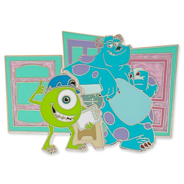 Mike And Sully – Monsters, Inc. – Pin Pals – Disney One Family Pin Celebration 2022 – Limited Edition 4 Mike And Sully – Monsters, Inc. – Pin Pals – Disney One Family Pin Celebration 2022 – Limited Edition - Image 2